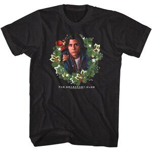 Breakfast Club Bender Christmas Wreath Funny Holiday Party Fan Gift T-shirt 05